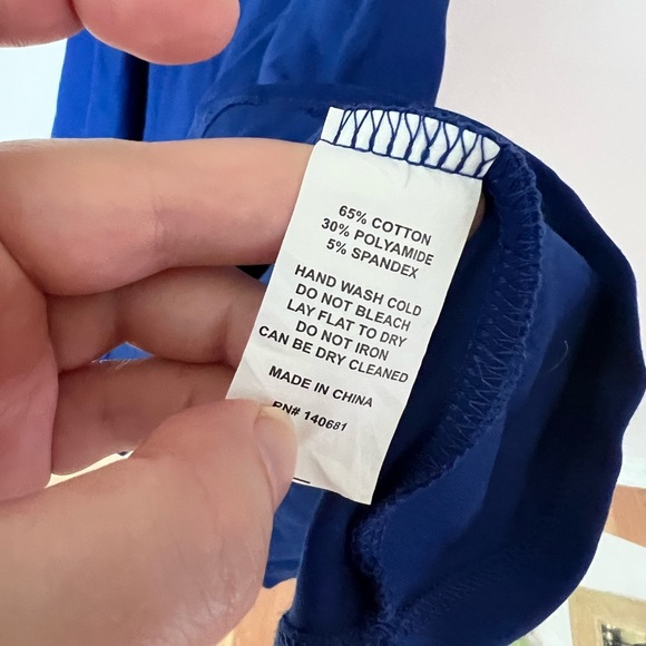 Unique Vintage Frenchie Ruffle Neck Capelet Blue Dress - Picture 4 of 5